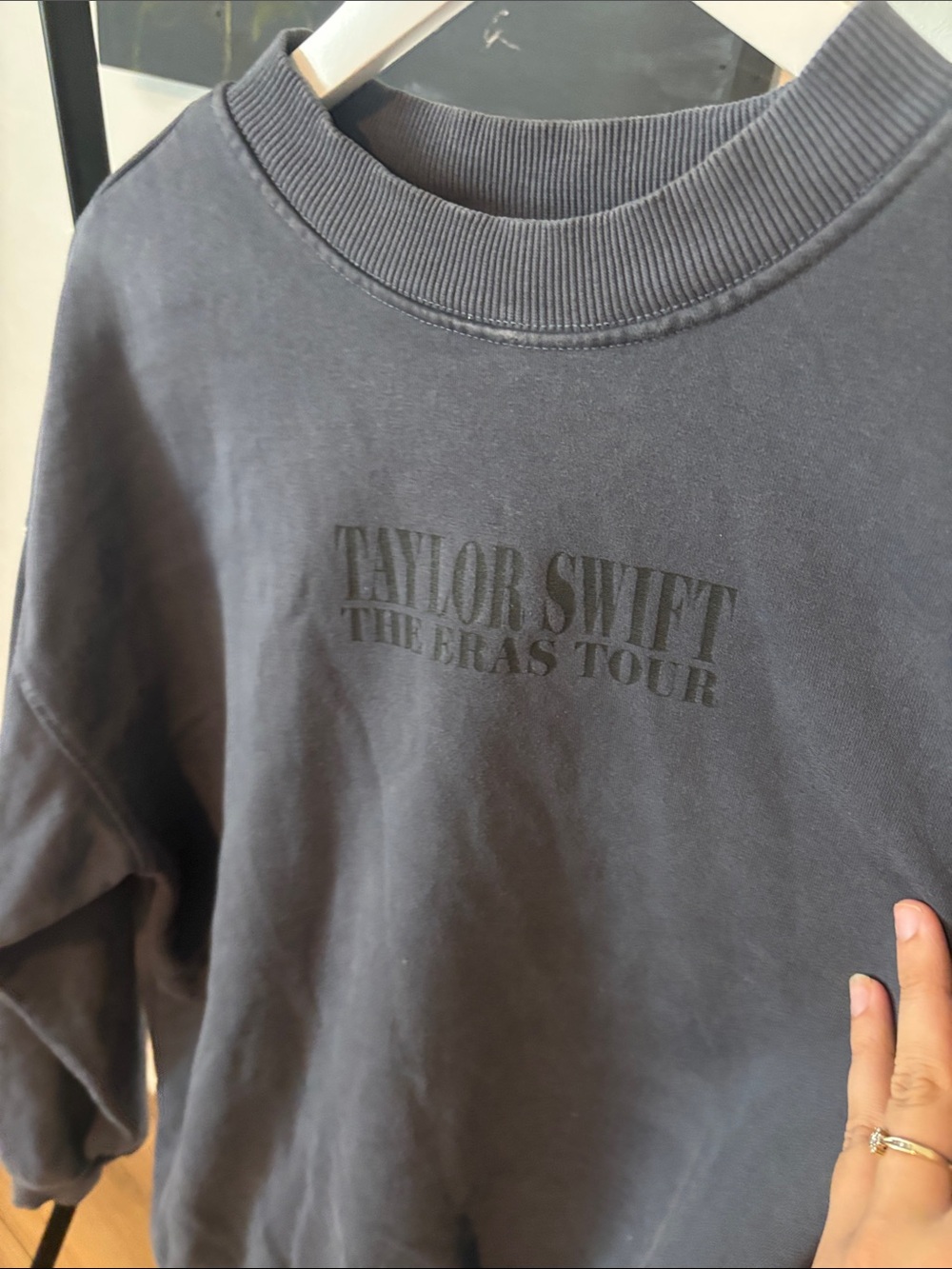 Taylor Swift The Eras Tour Crewneck Sweatshirt - Charcoal - Picture 3 of 6